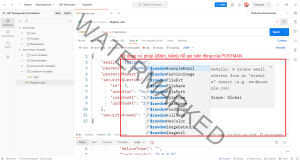 Sử dụng biến trong POSTMAN: Cách tối ưu hóa kiểm thử API - Test Mentor