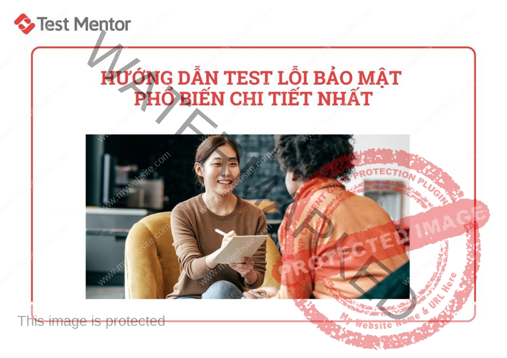 Hướng dẫn test lỗi bảo mật phổ biến